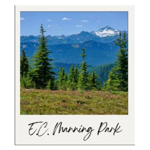EC Manning Provincial Park Bouwsteen shop